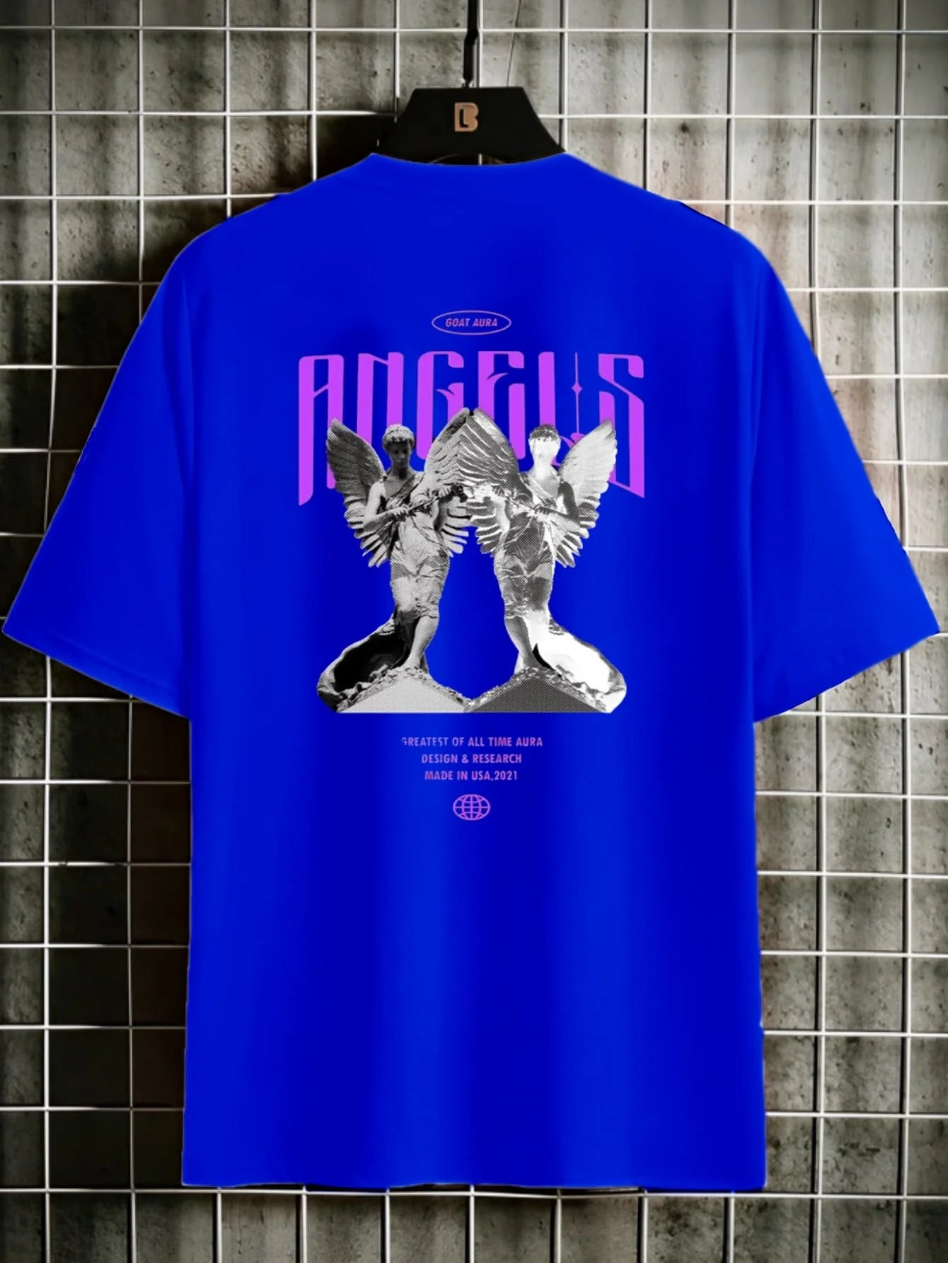 Camiseta Streetwear Masculina Estampada Angels – Algodão Premium