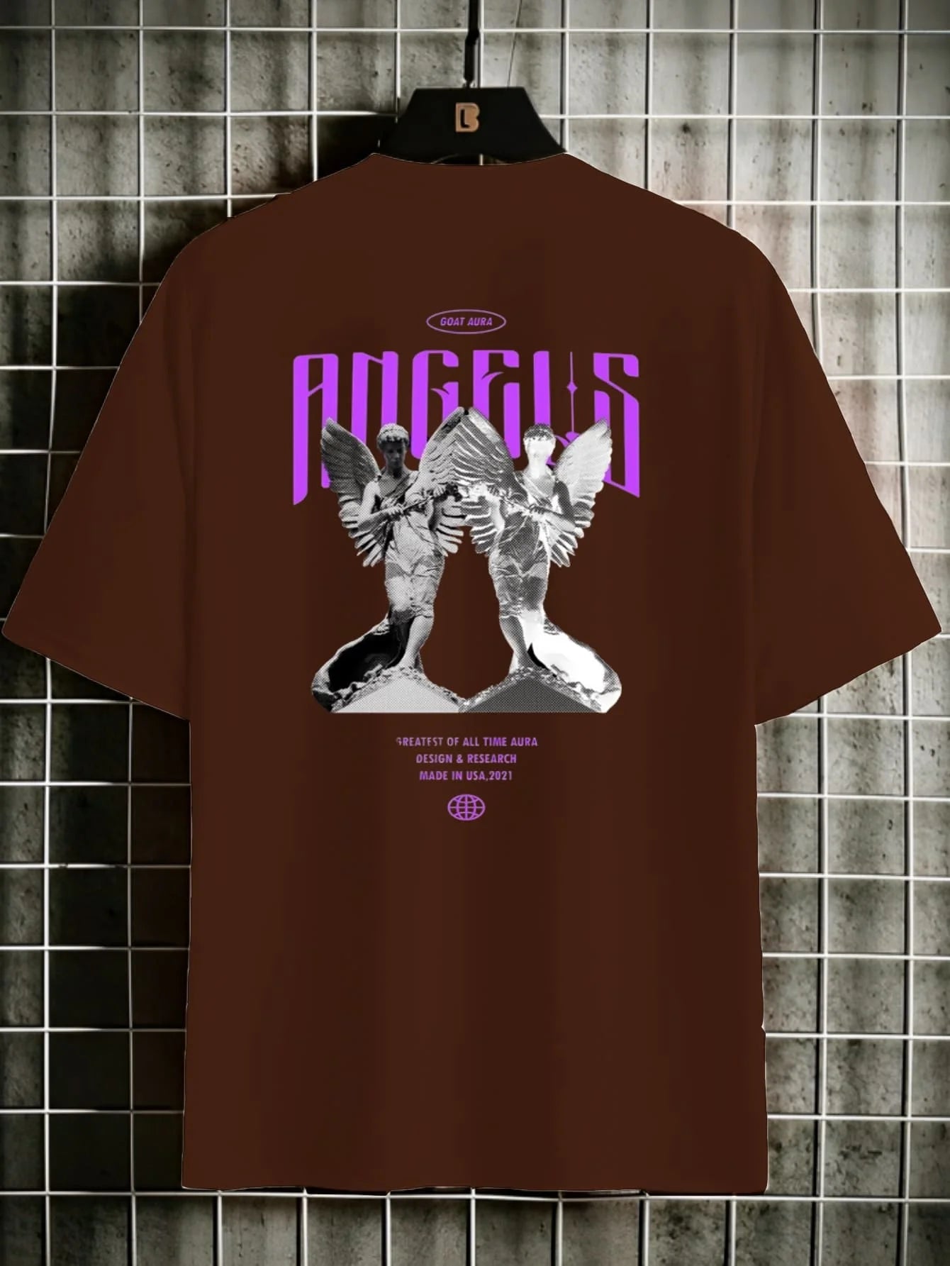 Camiseta Streetwear Masculina Estampada Angels – Algodão Premium