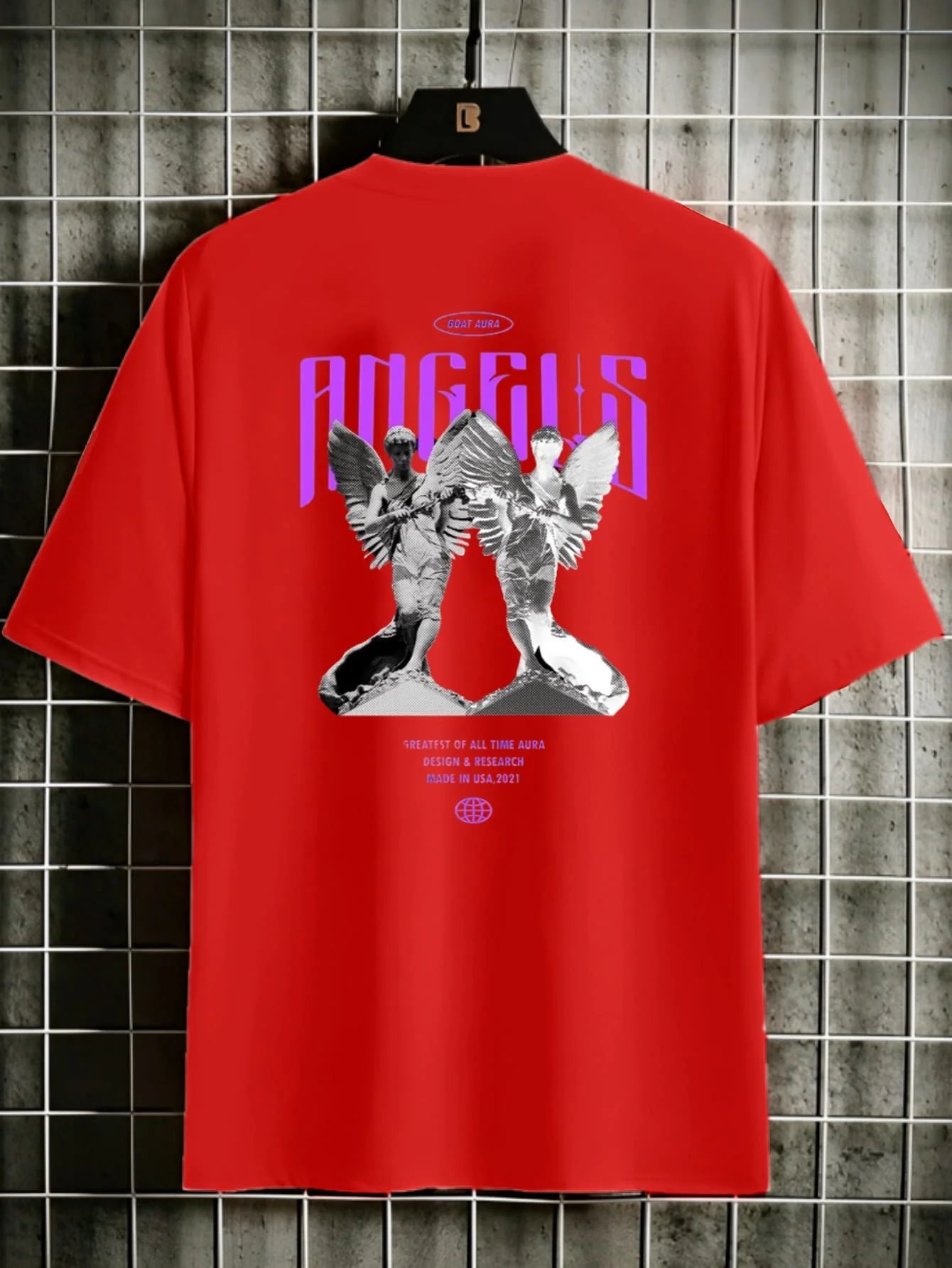 Camiseta Streetwear Masculina Estampada Angels – Algodão Premium
