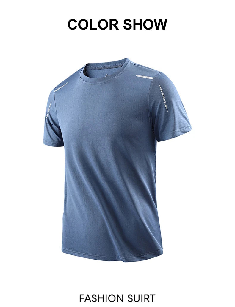Camisa Masculina CHRLCK – Running, Secagem Rápida e Respirável