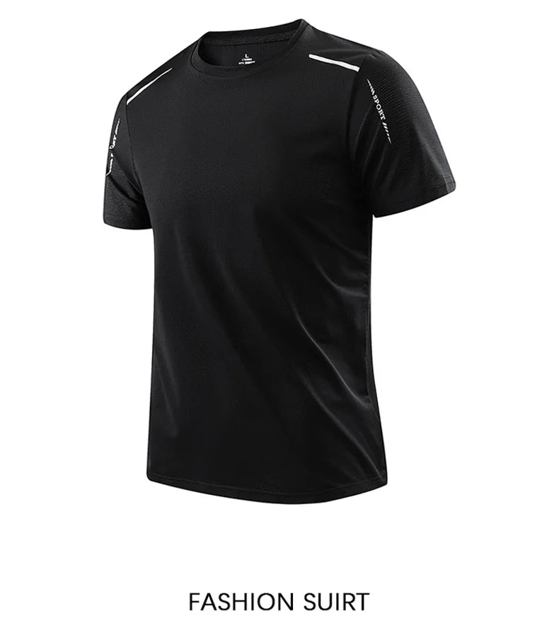 Camisa Masculina CHRLCK – Running, Secagem Rápida e Respirável