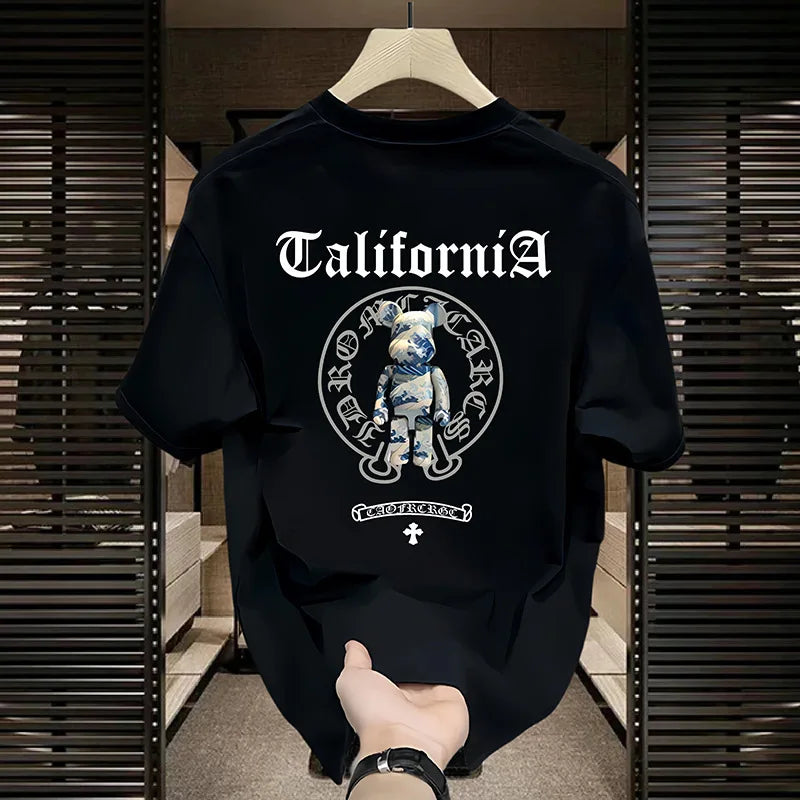 Camiseta Masculina Casual de Algodão – Leveza e Conforto