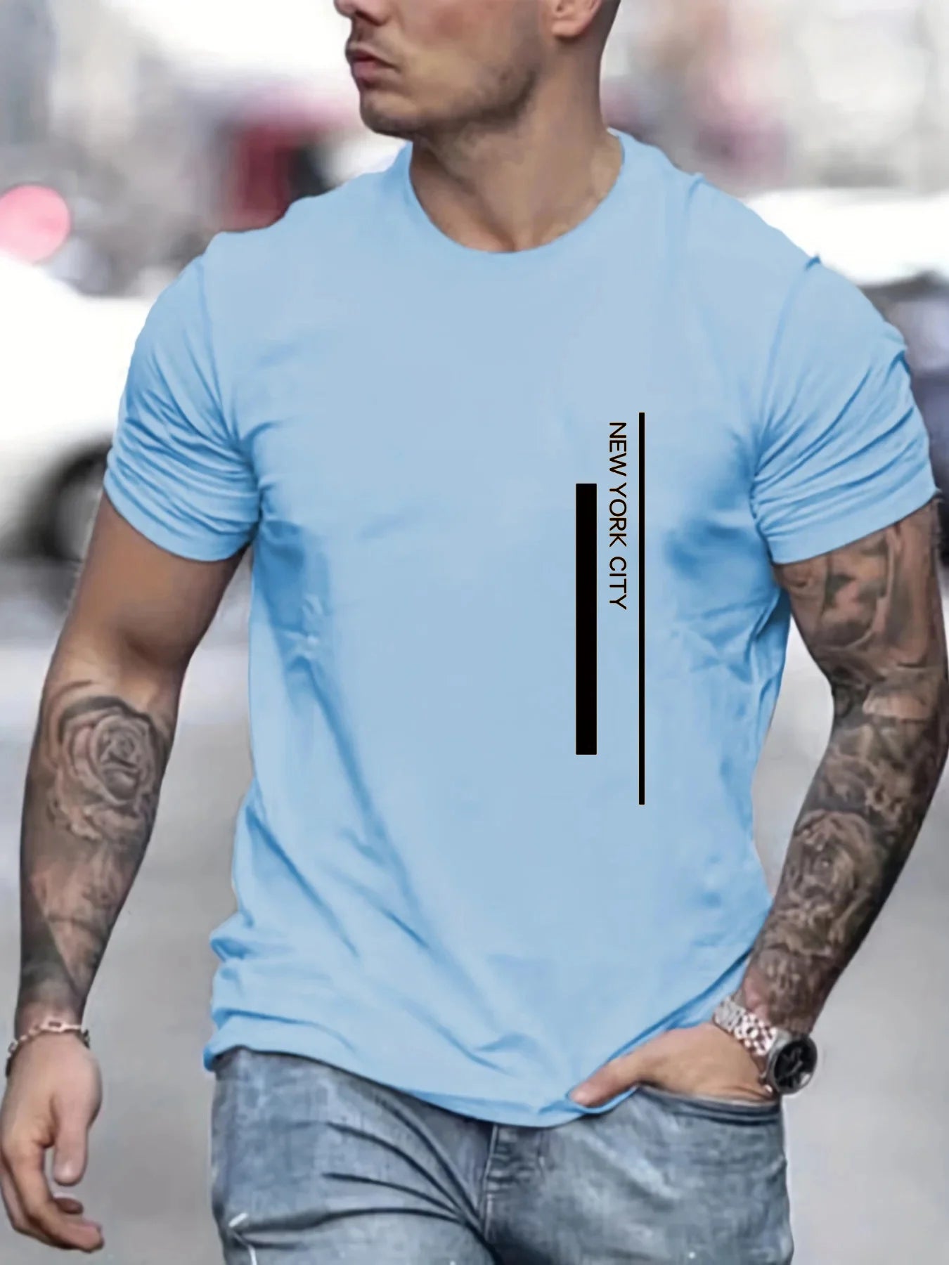 Camiseta Masculina de Poliéster
