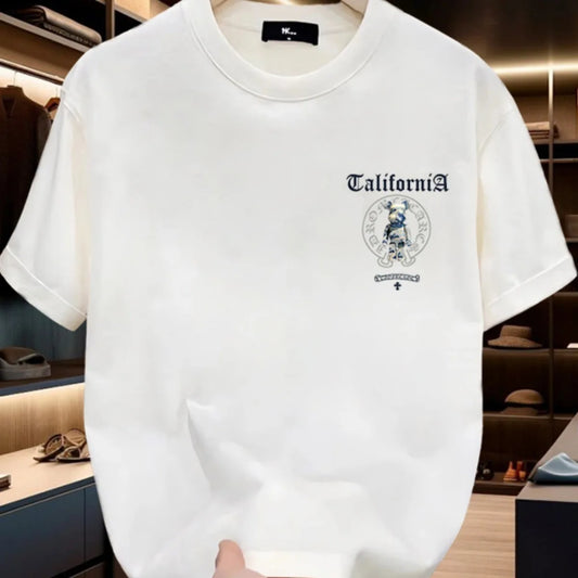 Camiseta Masculina Casual de Algodão – Leveza e Conforto