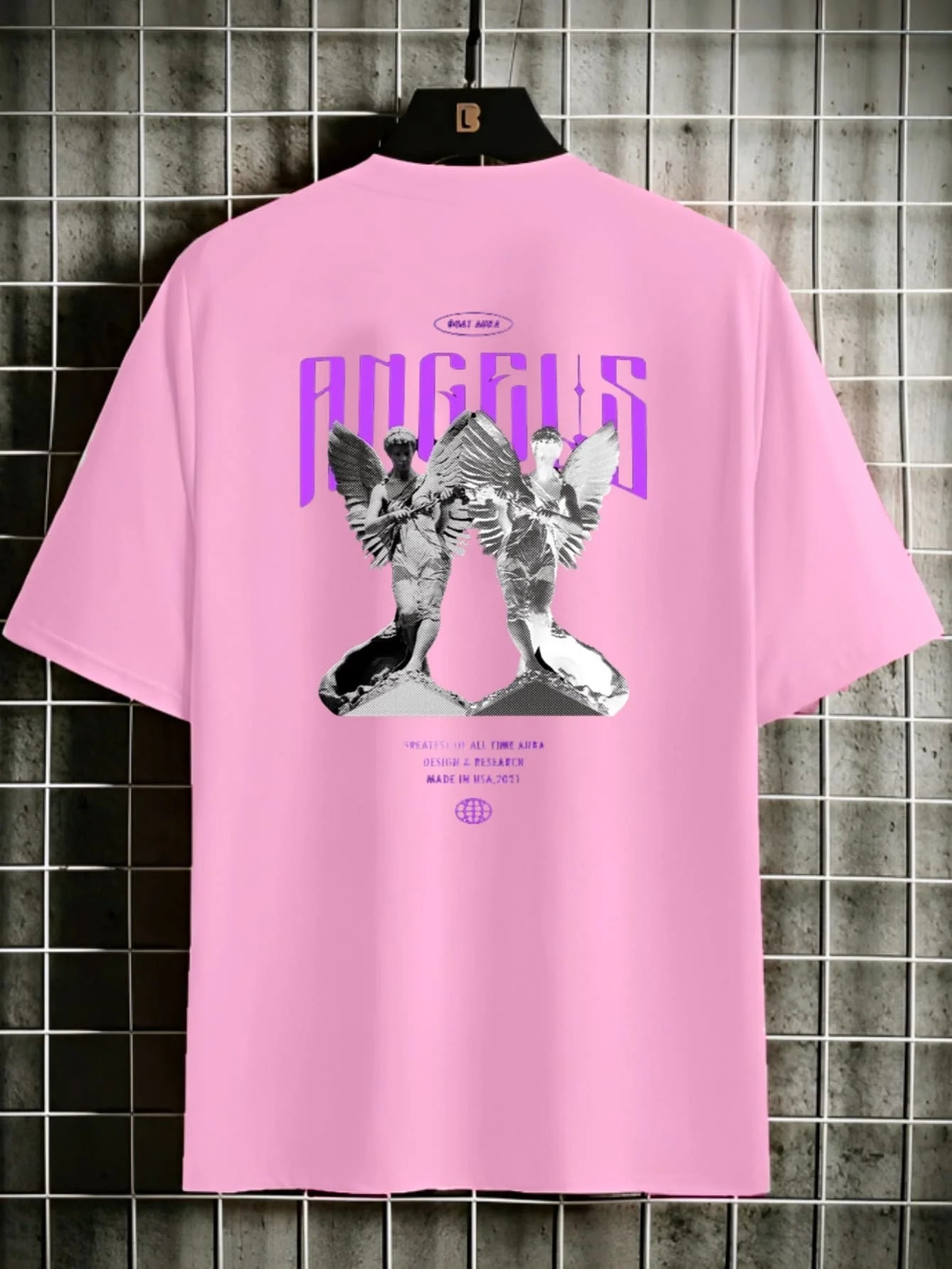 Camiseta Streetwear Masculina Estampada Angels – Algodão Premium