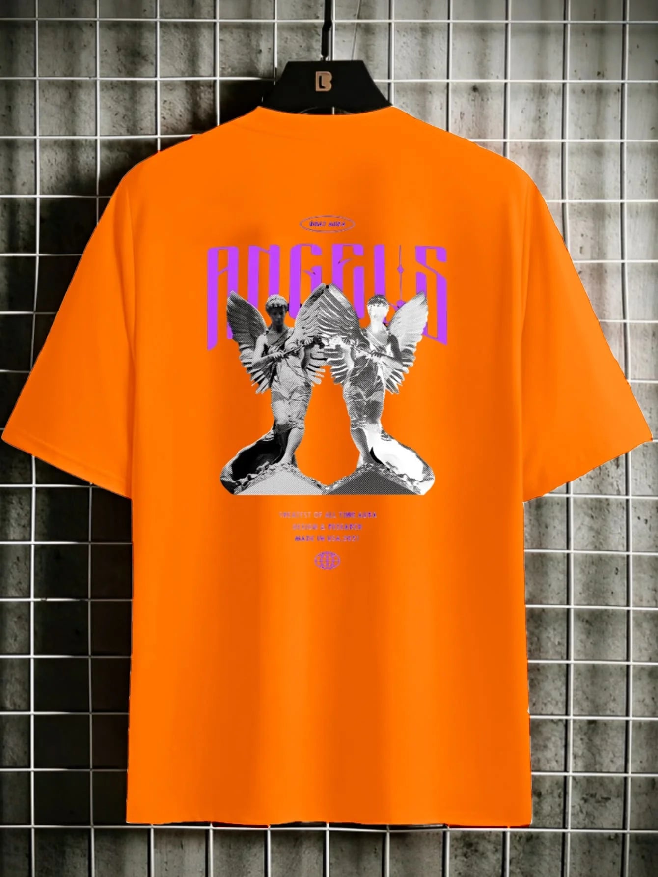 Camiseta Streetwear Masculina Estampada Angels – Algodão Premium