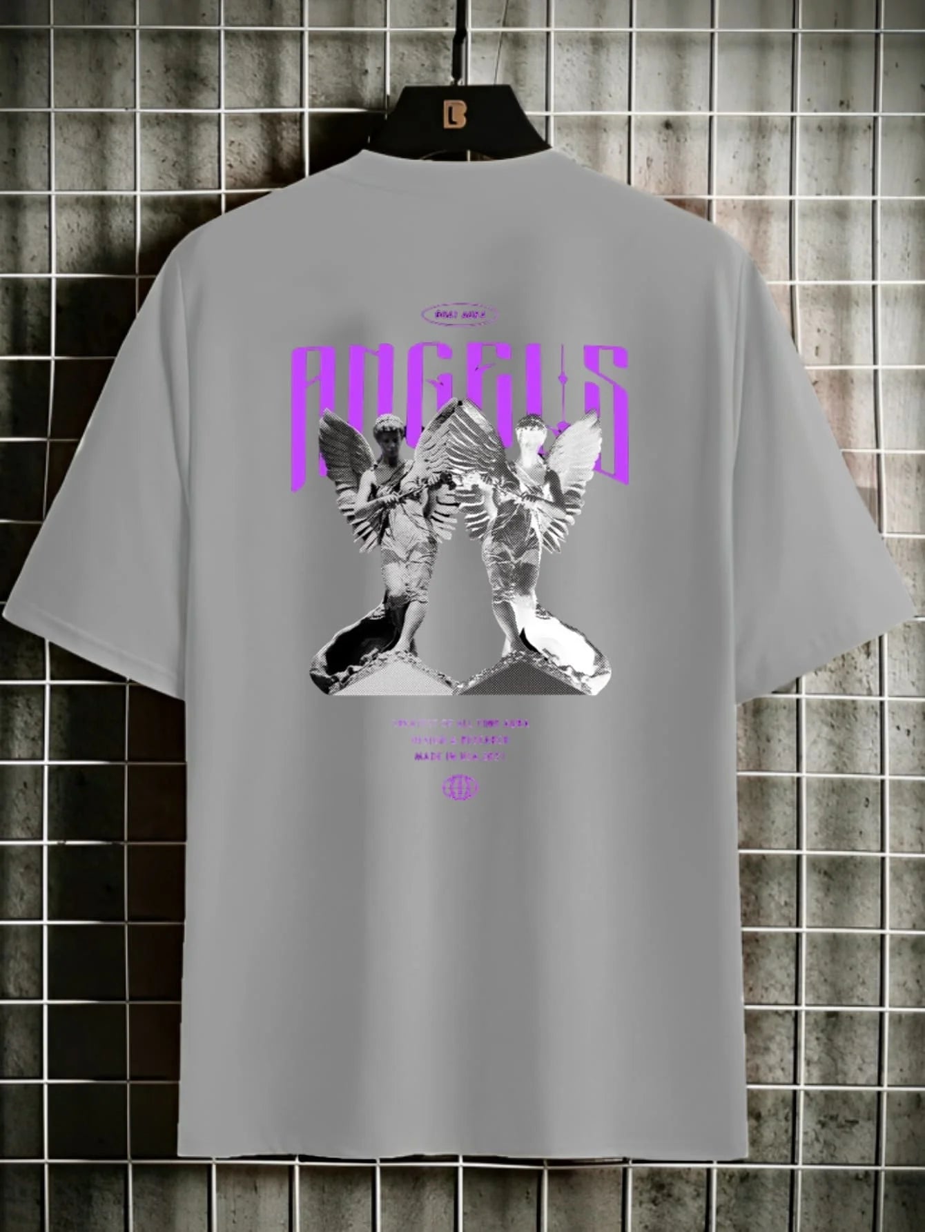 Camiseta Streetwear Masculina Estampada Angels – Algodão Premium