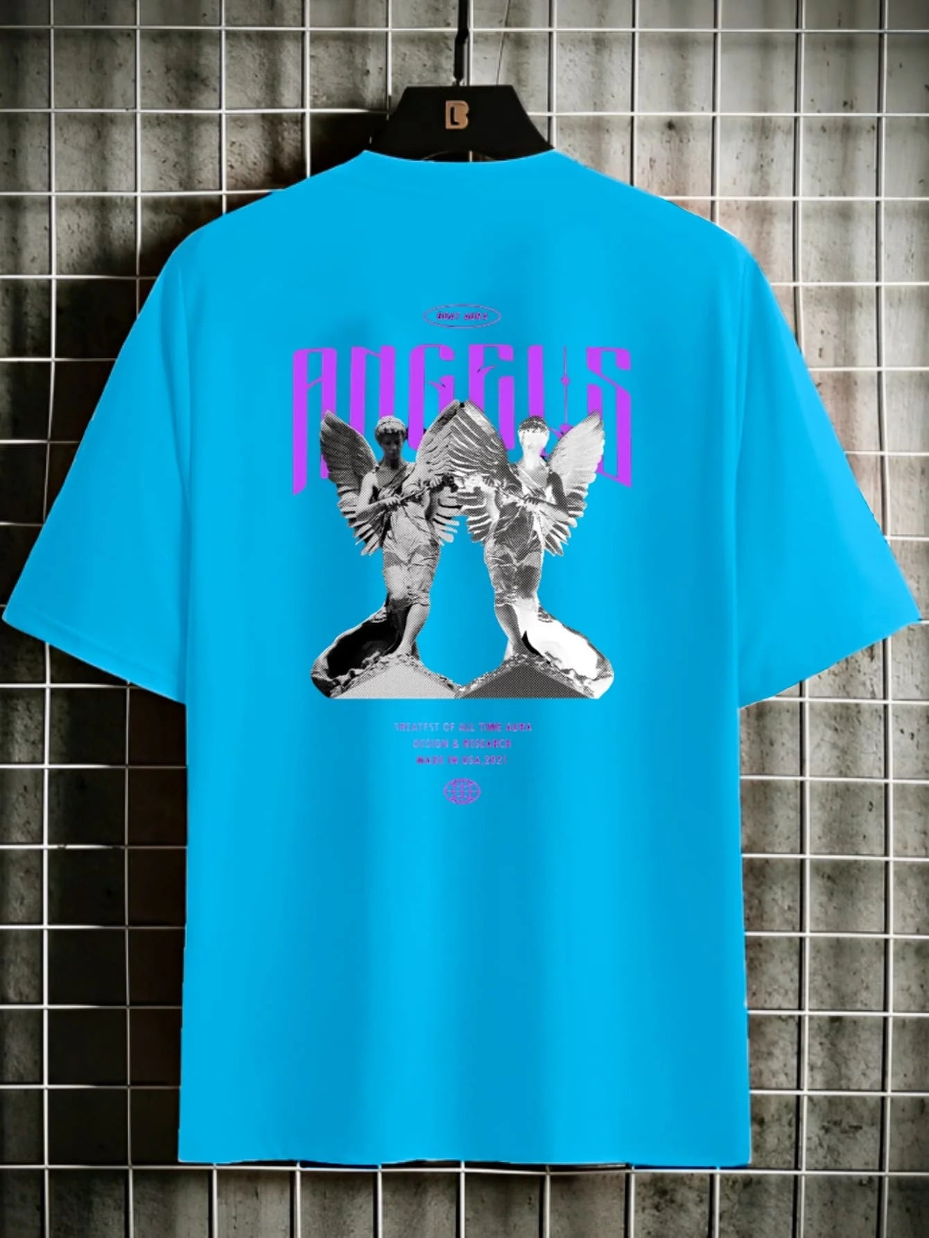 Camiseta Streetwear Masculina Estampada Angels – Algodão Premium