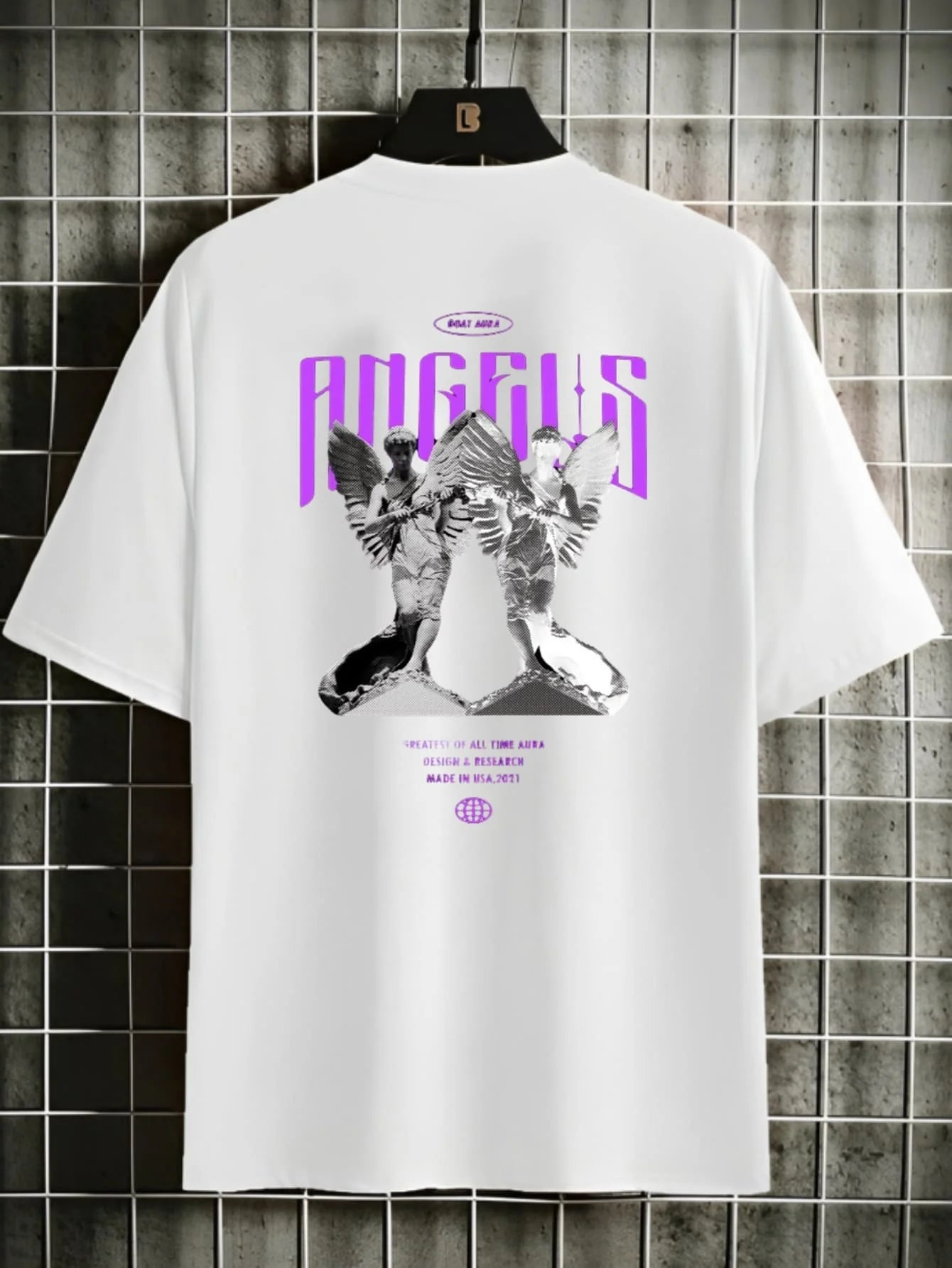 Camiseta Streetwear Masculina Estampada Angels – Algodão Premium