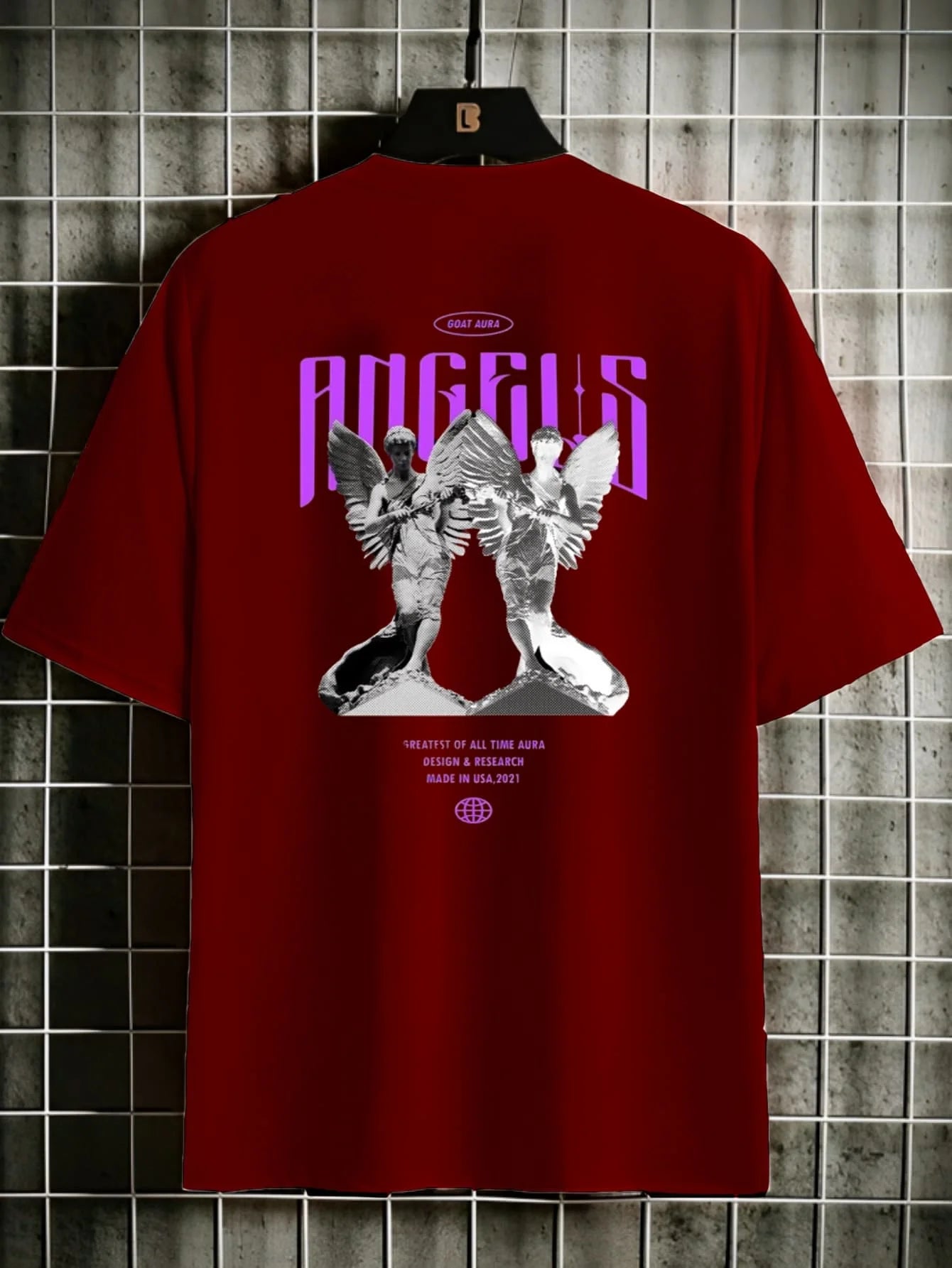 Camiseta Streetwear Masculina Estampada Angels – Algodão Premium