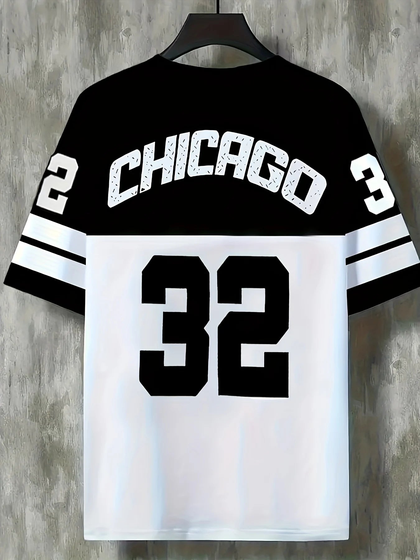 Camiseta Masculina – Chicago - Estilo Casual com Impressão 3D