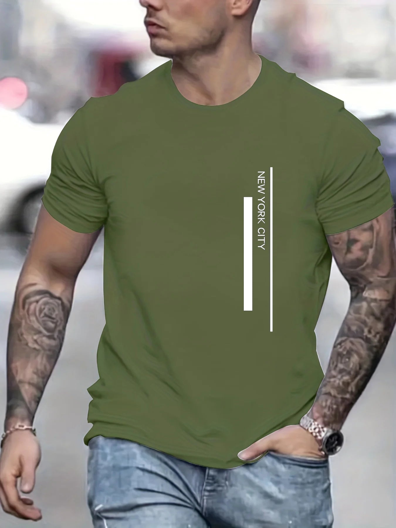Camiseta Masculina de Poliéster