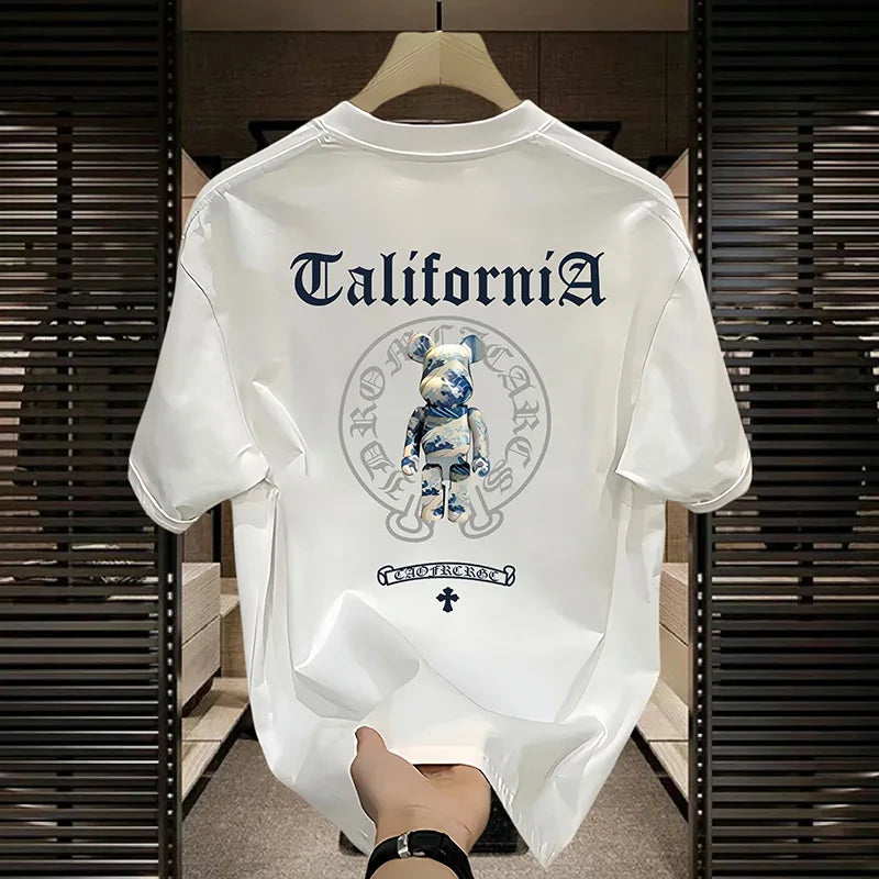 Camiseta Masculina Casual de Algodão – Leveza e Conforto