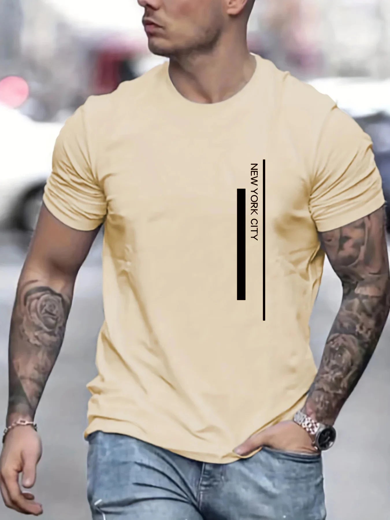 Camiseta Masculina de Poliéster
