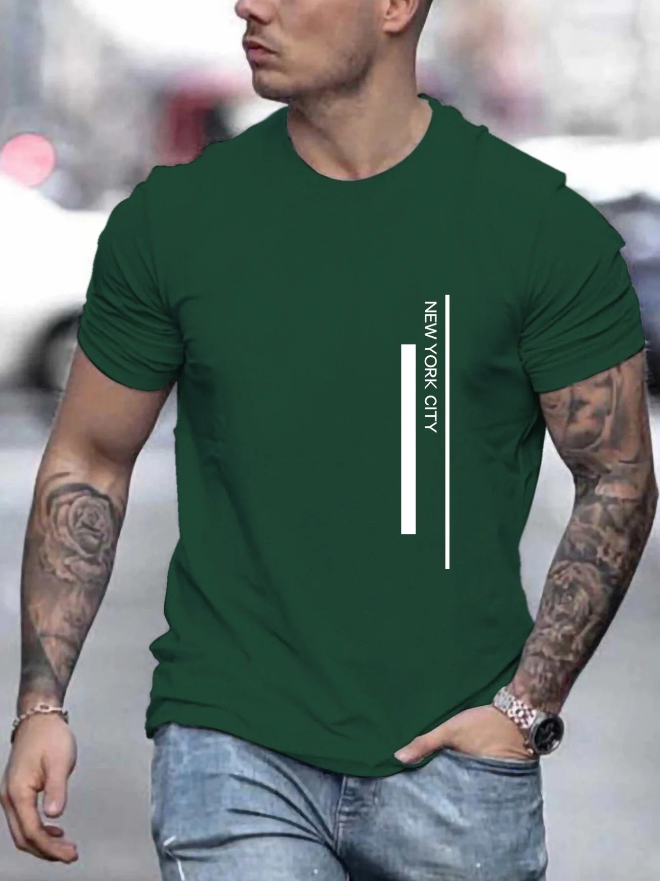 Camiseta Masculina de Poliéster