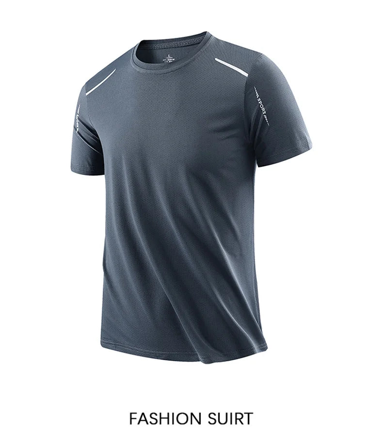 Camisa Masculina CHRLCK – Running, Secagem Rápida e Respirável