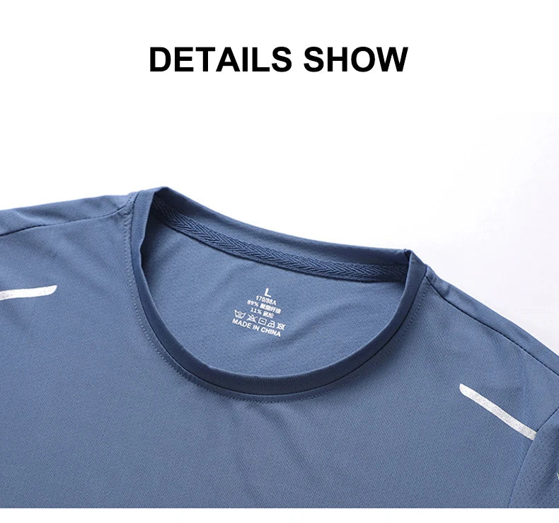 Camisa Masculina CHRLCK – Running, Secagem Rápida e Respirável