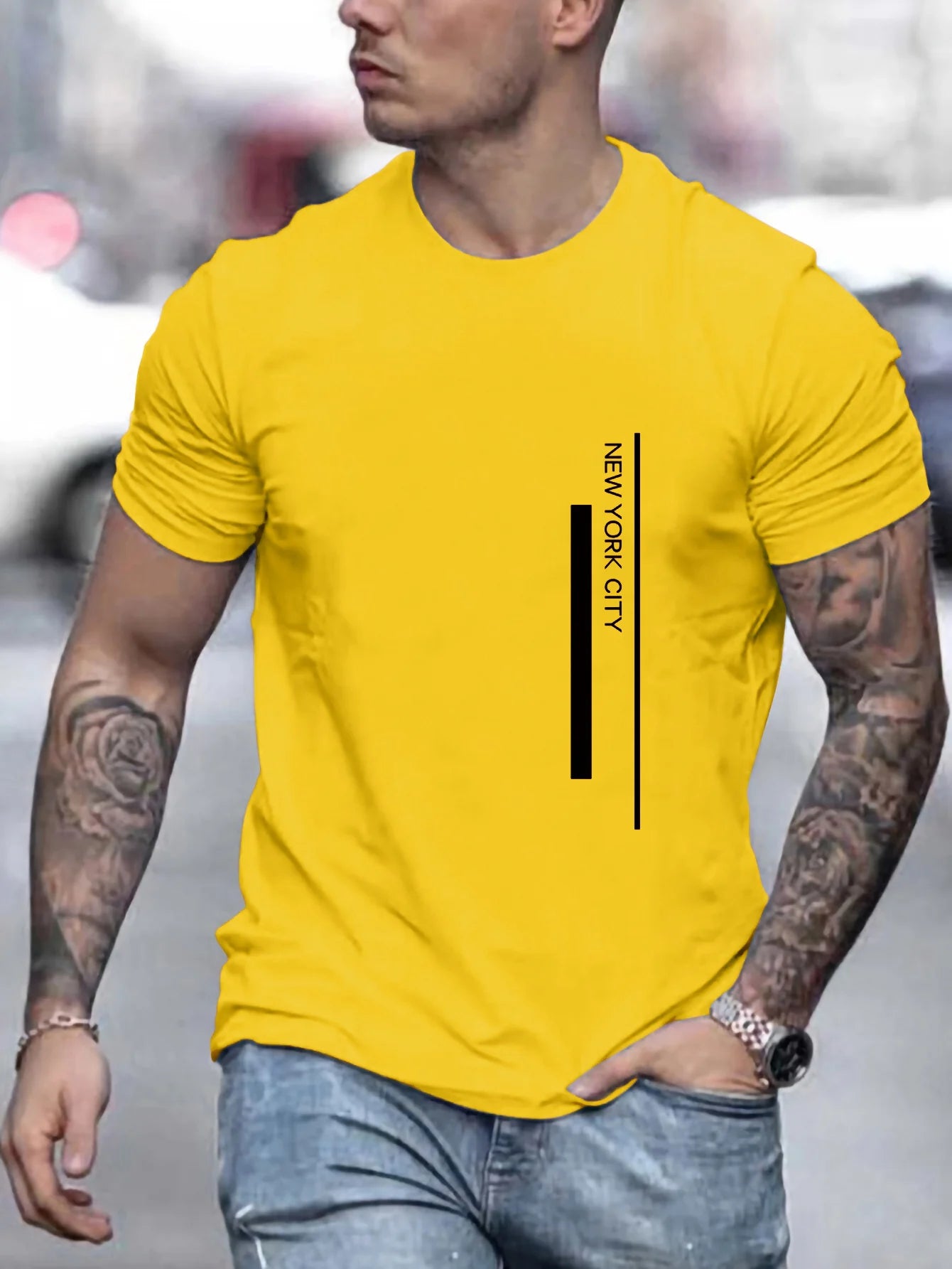 Camiseta Masculina de Poliéster