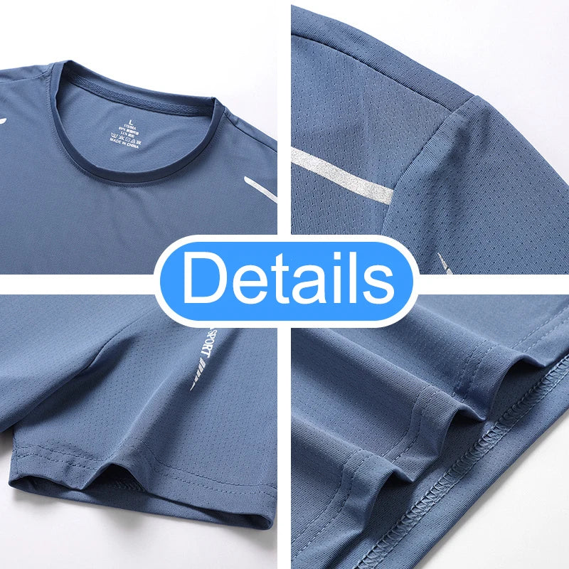 Camiseta Masculina CHRLCK para Corrida – Secagem Rápida, Respirável, Macia e Elástica, Ideal para Caminhada, Pesca e Esportes ao Ar Livre no Verão